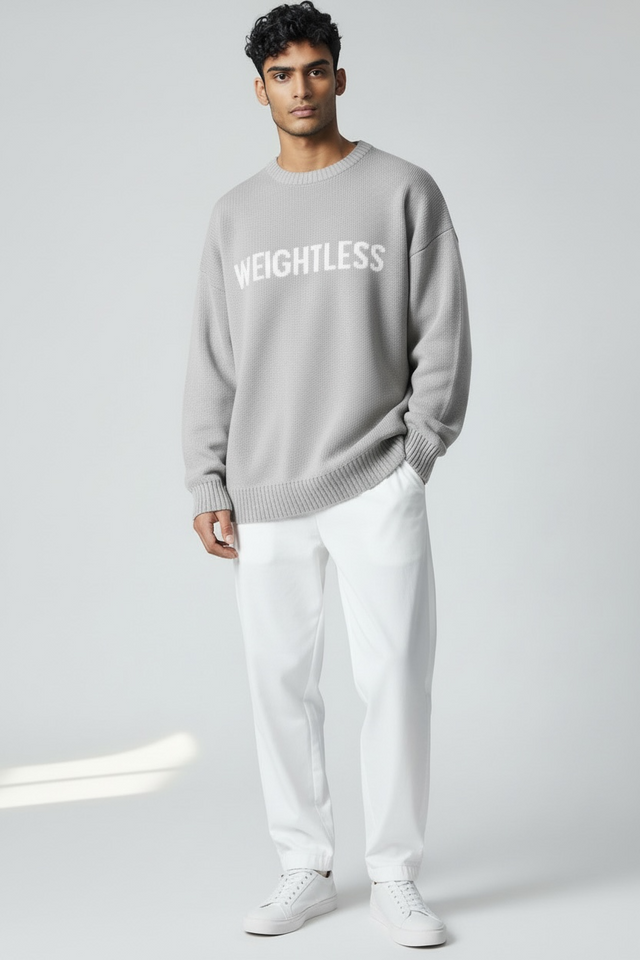 Unisex Heavy Knit Calm Crewneck