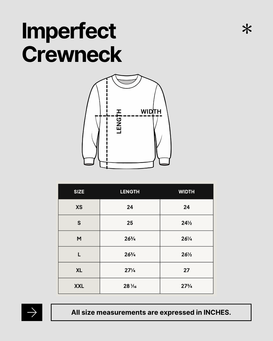 Perfectly Imperfect Crewneck
