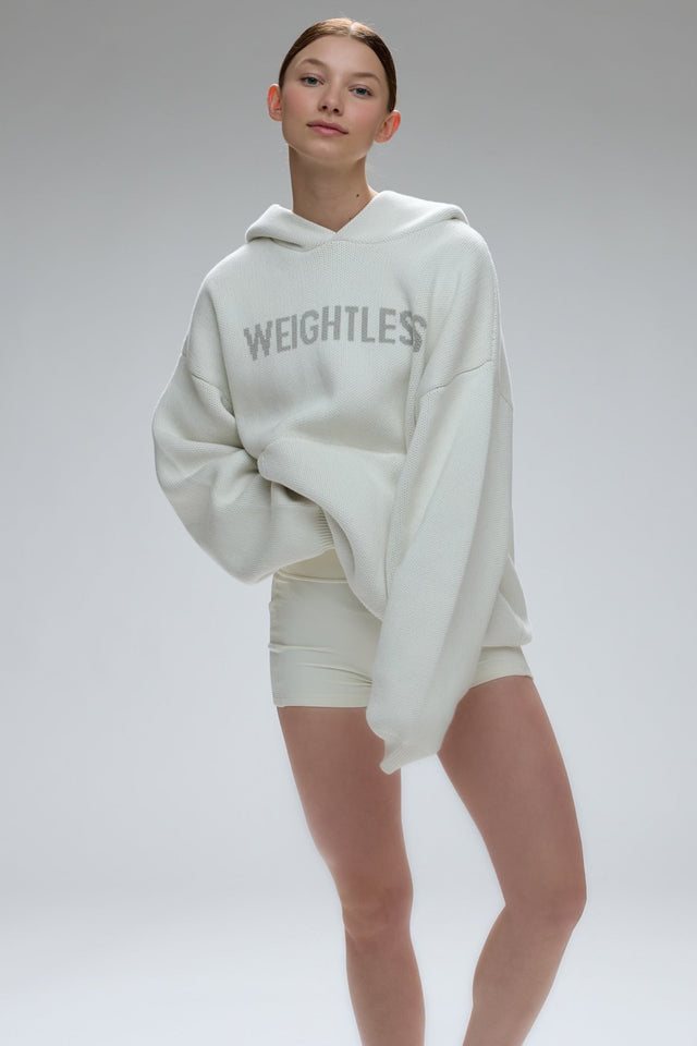 Heavy knit hoodie