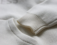 Heavy knit hoodie