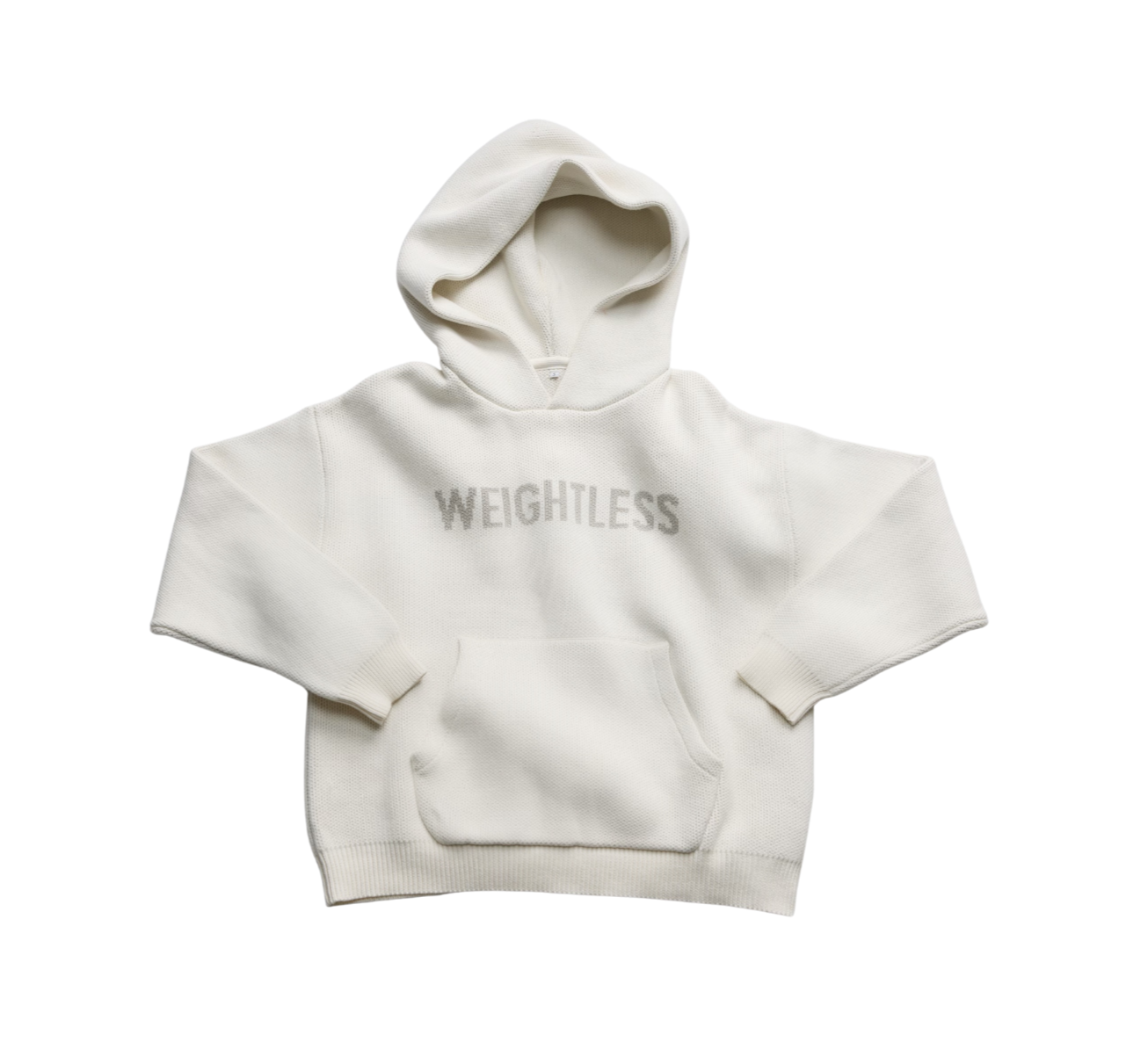 Heavy knit hoodie