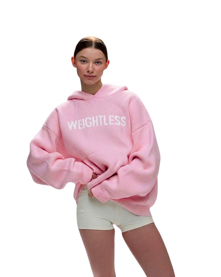 The Pink Knit Hoodie
